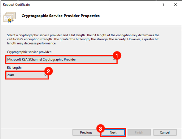 Certificate crypto provider and bit length binance for cryptocurrency
