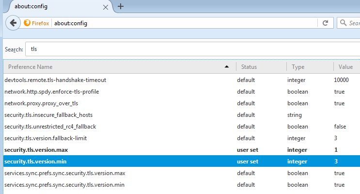 tls config for nutani